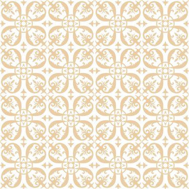 Barok çiçek desenli vektör sorunsuz