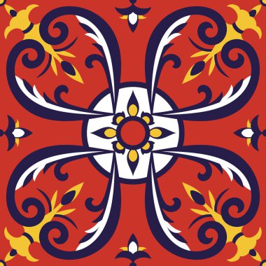 İspanyol fayans tasarlamak vektör