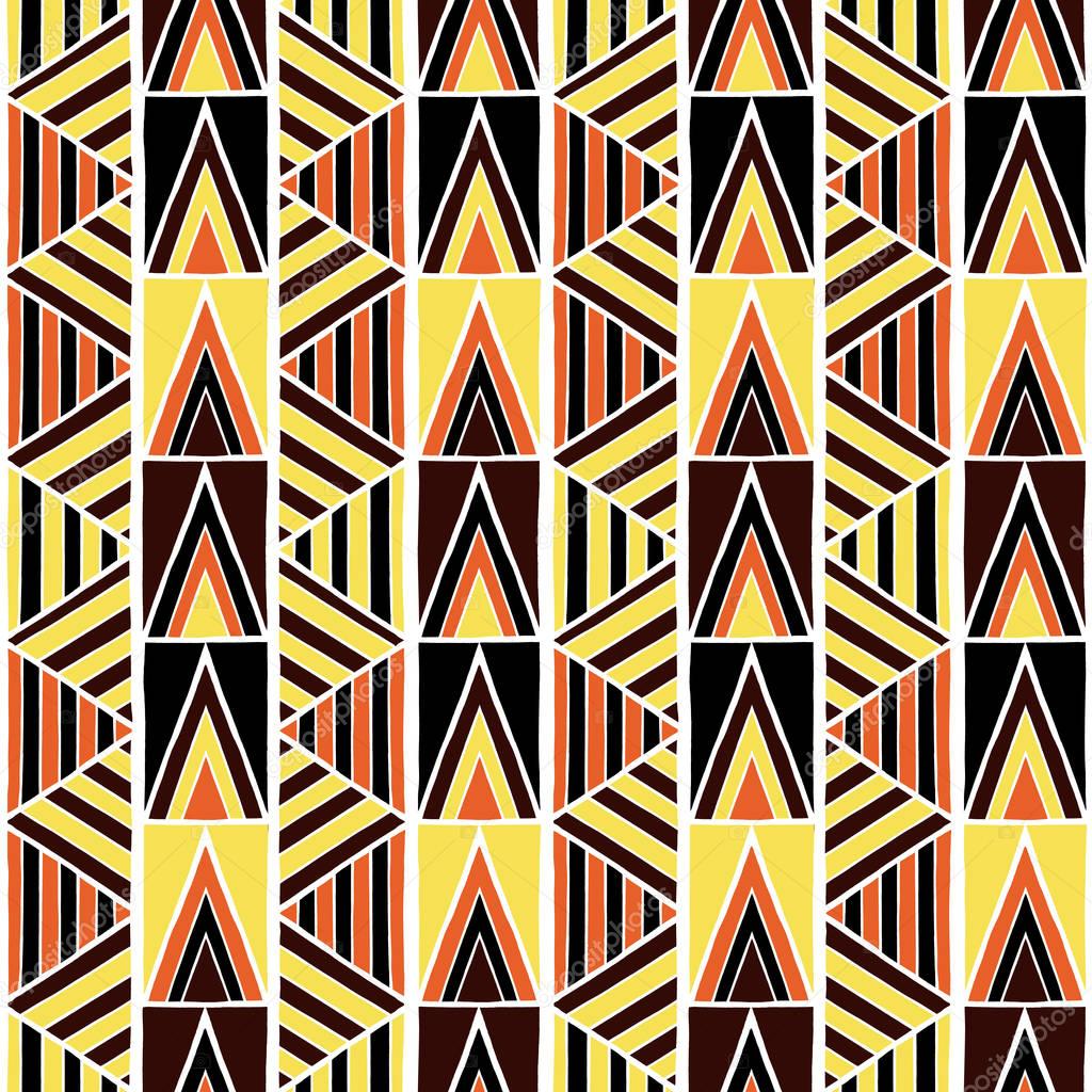 African tribal pattern vector seamless