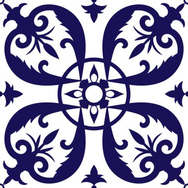 Delft çini desen vecto