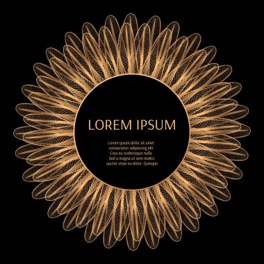 Lüks plan tasarlamak vektör