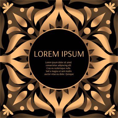 Oryantal lüks arka plan vektör