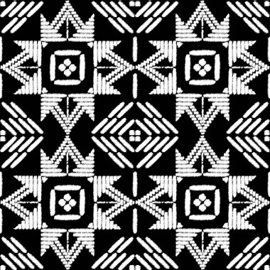 Aztek nakış desen tasarım sorunsuz vektör