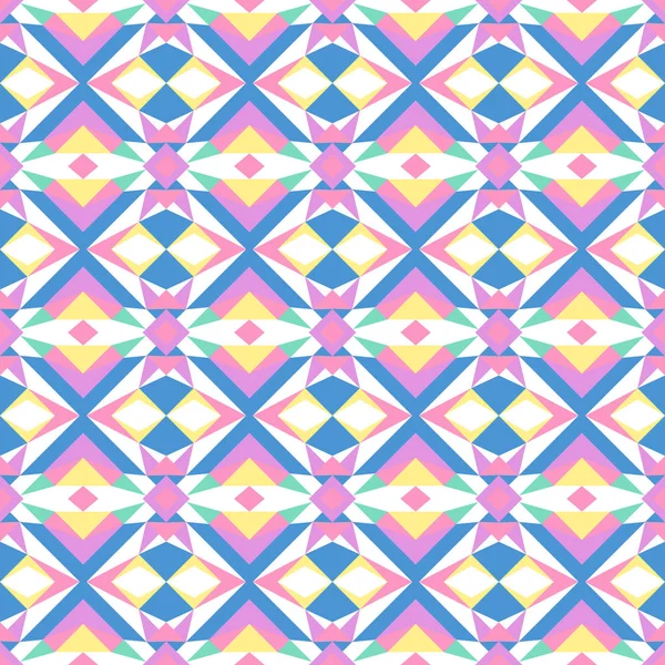 Pastel abstracto patrón geométrico sin costura vector — Vector de stock