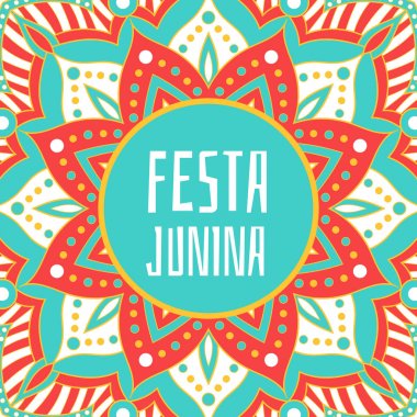 Festa Junina background vector