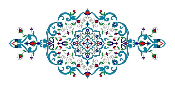 Vecteur de motif floral. Islam ornement avec des motifs de fleurs. Arrière-plan arabe pour Ramadan Kareem, carte de voeux Eid Moubarak, emballage turque, invitation de mariage de luxe ou beauté spa . — Image vectorielle