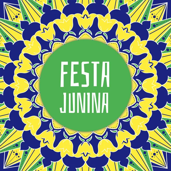 Banner der Festa Junina — Stockvektor
