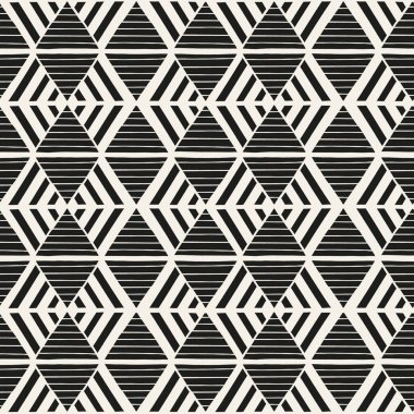 Geometrik model sorunsuz vektör. Modern rhombus doku soyut. Tek renkli arka plan duvar kağıdı, tekstil, kumaş, ambalaj kağıdı, paket veya web tasarım zemin için.