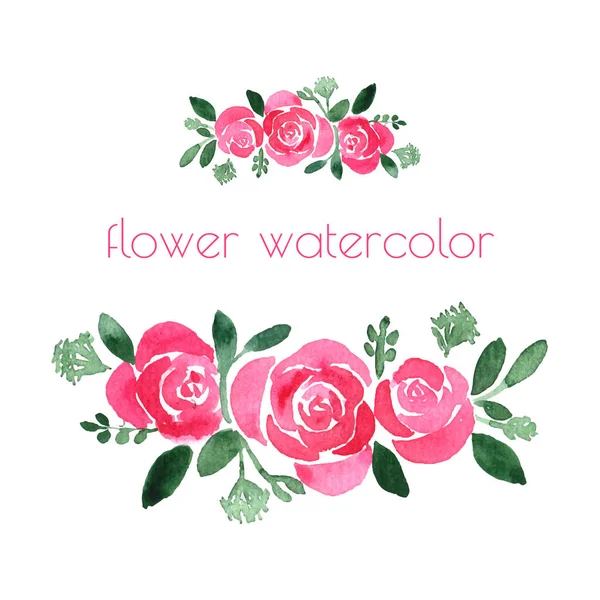 Suluboya çiçek çiçekler