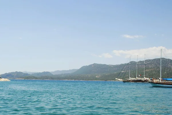 レクリエーション、観光は、1 つのトルコのリゾートの船します。 — ストック写真