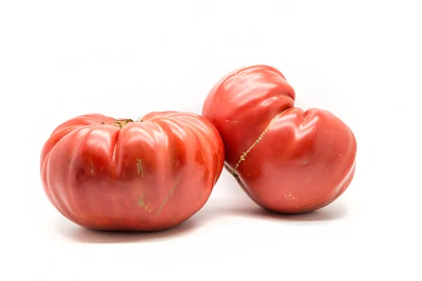 Два домашні помідори-реліквії — стокове фото