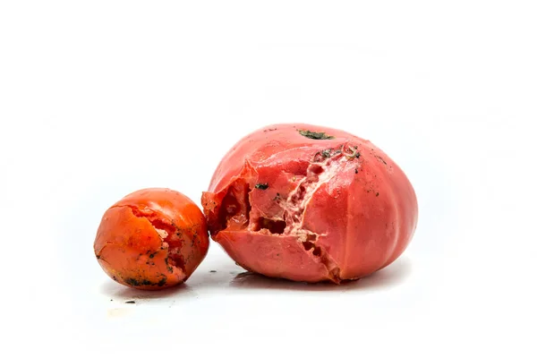 İki çürük domates — Stok fotoğraf