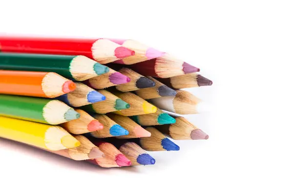 Lápis coloridos variados — Fotografia de Stock