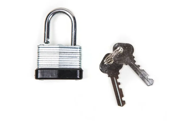 Padlock and keys — Stock Photo, Image