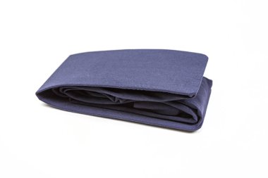 Katlanmış mavi çorap