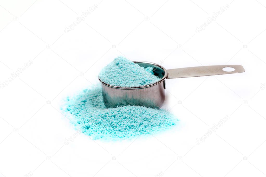 Scoop of laundry detergent