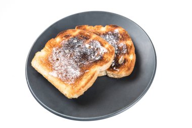 Bütün tahıl tost yandı