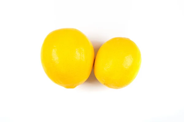 Two meyer lemons — Stock Photo, Image