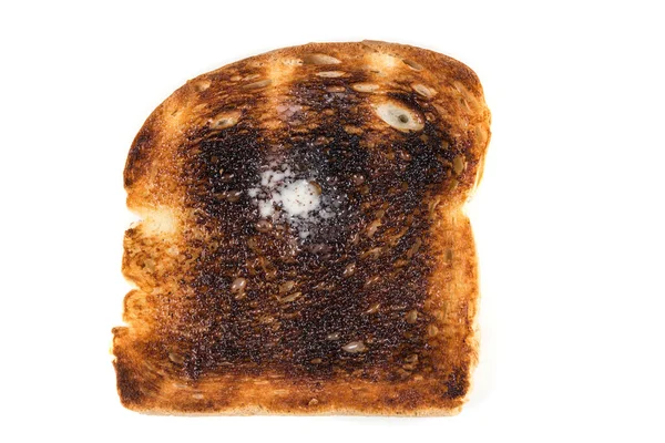 Toast integrale bruciato — Foto Stock