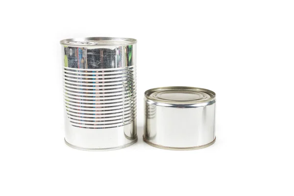 Dos latas de lata — Foto de Stock