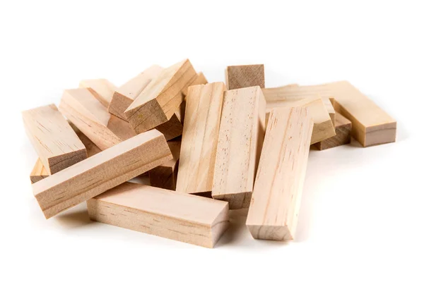 Holzspielsteine — Stockfoto