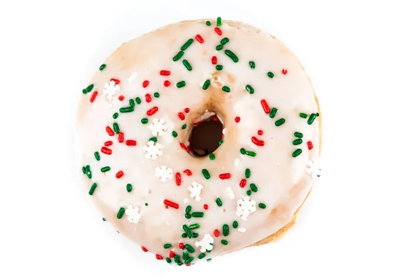 Raised frosted donut — Stock Photo, Image