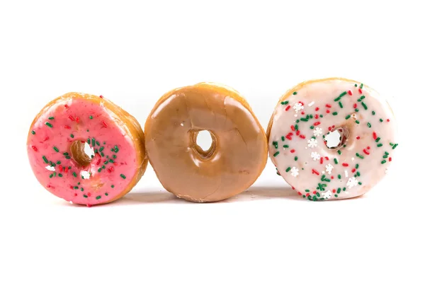 Raised frosted donuts — Stock Photo, Image