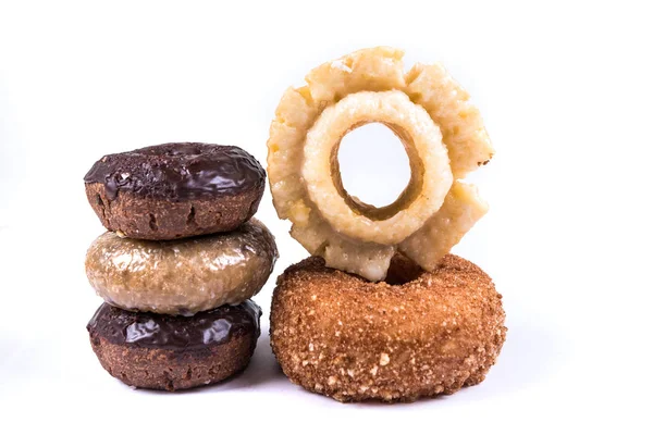 Surtido de rosquillas esmaltadas y esmeriladas — Foto de Stock