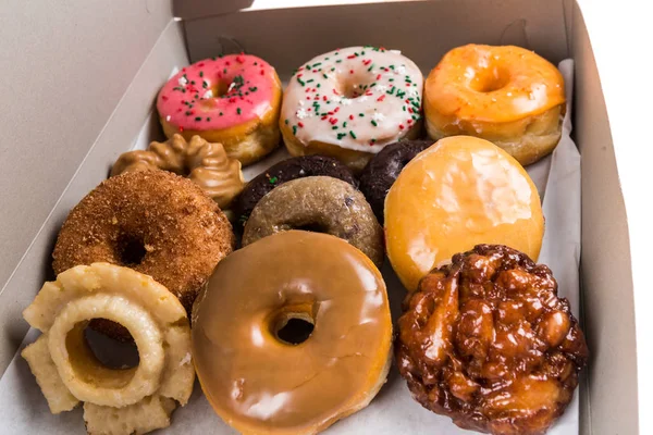 Box of assorted pastries — Stock Photo, Image