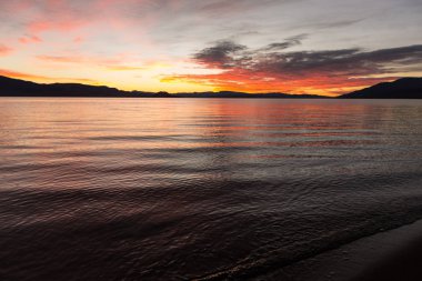Gündoğumu sırasında uzun pozlama