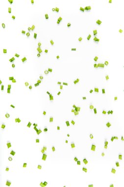 doğranmış yeşil soğan