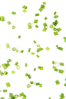 doğranmış yeşil soğan