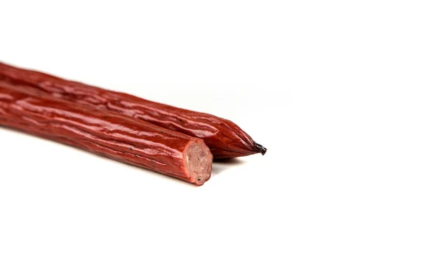 Palitos de bocadillo de pepperoni —  Fotos de Stock