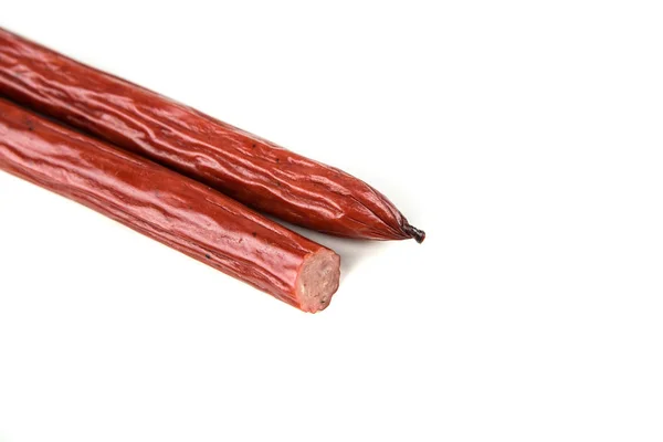 Pepperoni mellanmål pinnar — Stockfoto