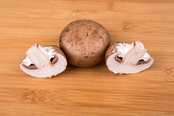 Свежие белые грибы — стоковое фото