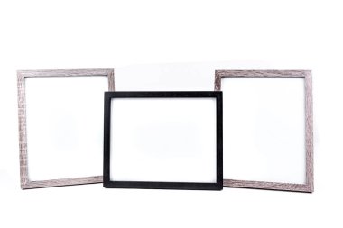 Siyah ve gri resim çerçeveleri