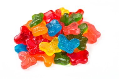 Şeker ücretsiz sakızlı kelebekler