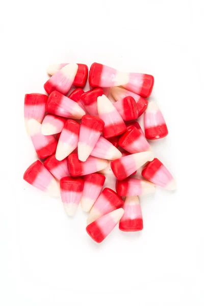 빨간색과 흰색 발렌타인 캔디 — 스톡 사진