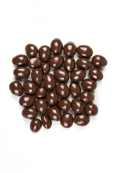 Mandeln aus Vollmilch-Schokolade — Stockfoto
