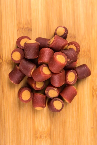 Meaty filled dog treats — Stock Photo, Image
