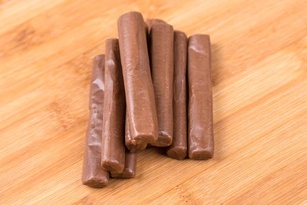 Toros de chocolate mastigável — Fotografia de Stock
