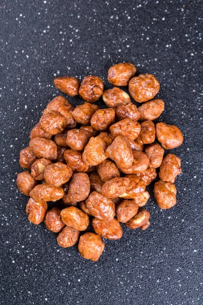 Pile of sugar coated peanuts — Stock Photo, Image