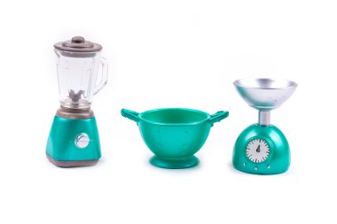 Childs oyuncak plastik gıda 1 / 6 ölçekli karıştırıcı süzgeç