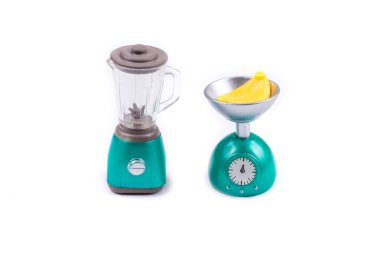 Childs oyuncak plastik gıda 1 / 6 ölçeğinde muz ile karıştırıcı