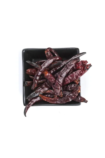 Handul Chiles Rojos Secos Picantes Chile Arbol —  Fotos de Stock