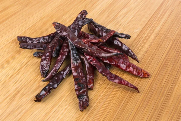 Handul Spicy Dried Red Chili Peppers Chile Arbol — Stock Photo, Image
