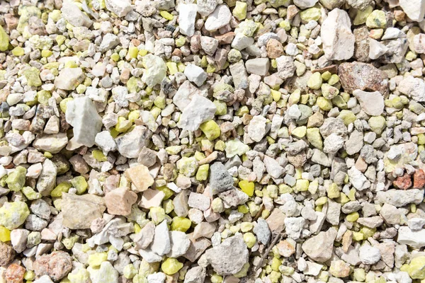 Green Yellow Suphur Rocks Ghost Town — Stock Photo, Image