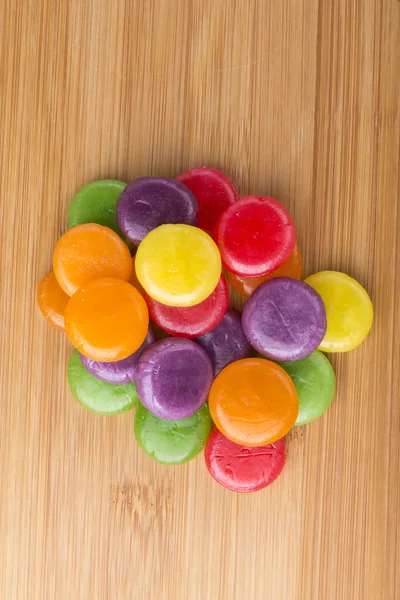 Assortment Varied Colors Flavors Hard Candies — 스톡 사진