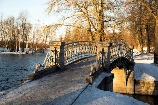Kışlıklar Gatchina Saint-Petersburg, Rusya Federasyonu yanındaki parkta