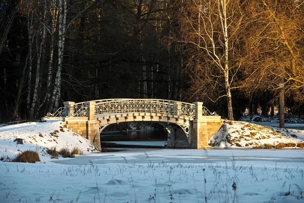 Kışlıklar Gatchina Saint-Petersburg, Rusya Federasyonu yanındaki parkta